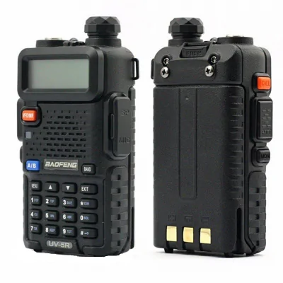 Radiostanciya Baofeng UV-5R chernyj